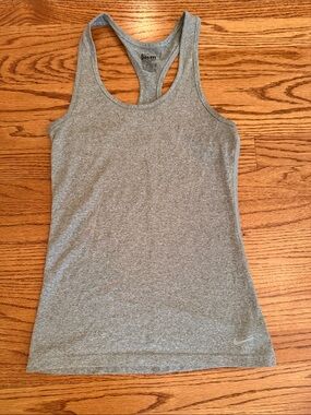 Nike Gray Racerback Dri-FIT Tank